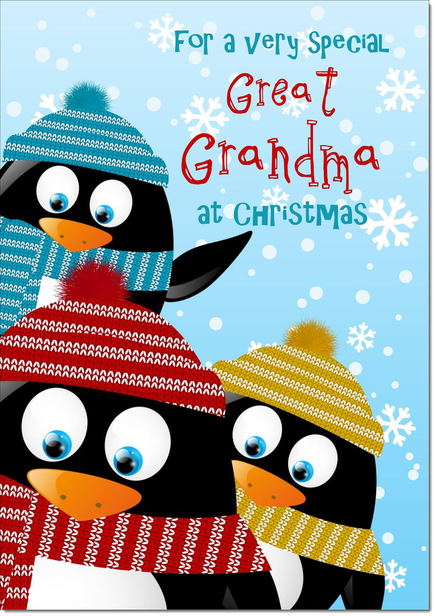 Female Relation Christmas Cards - For You, Great Grandma Christmas Wishes - View #2